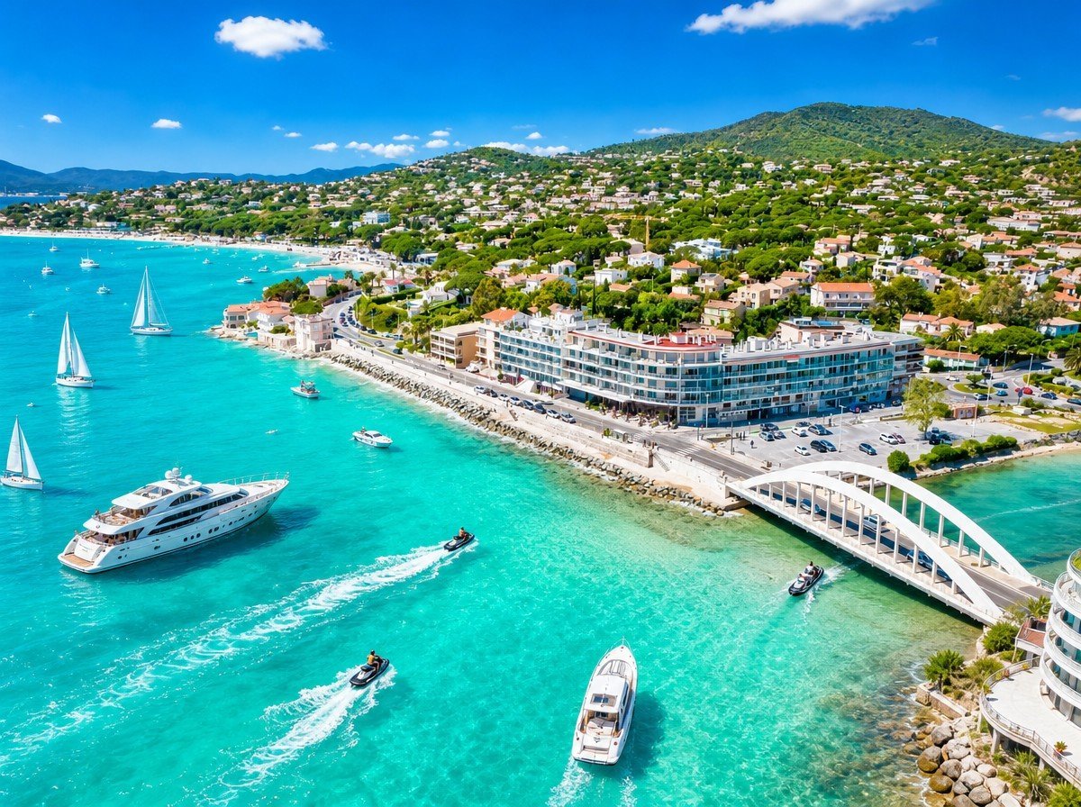 Wie ist das Wetter in Sainte-Maxime? Das Klima Monat für Monat